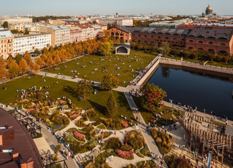 Остров Новая Голландия в Санкт-Петербурге